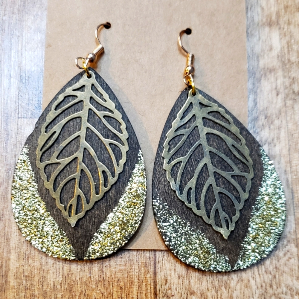 Handmade Leaf Earrings